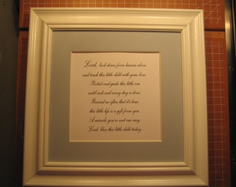 Popular items for framed prayer on Etsy