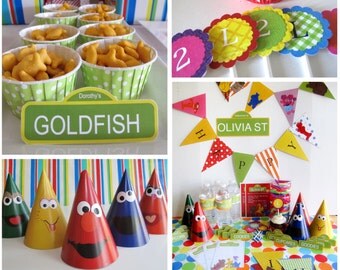 Sesame Street Party Pack, Customized