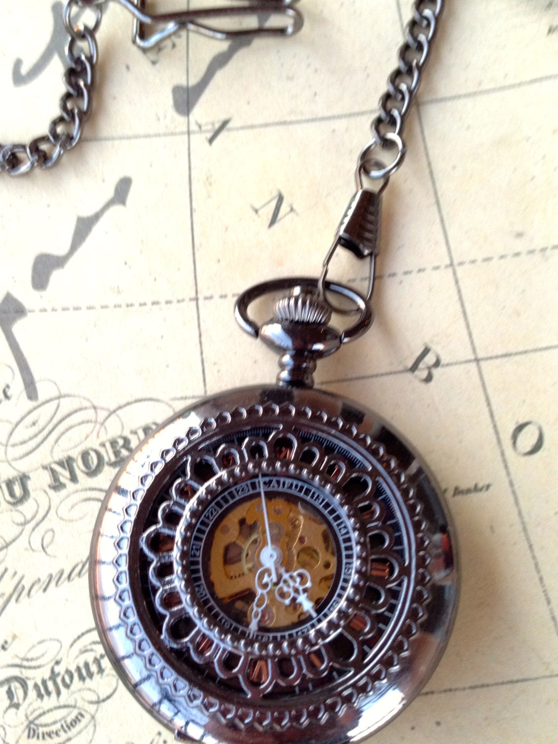 Steampunk Pocketwatch Mens Vintage Victorian By Hasjewelsbyshannon