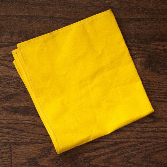 Rich Yellow Pocket Square