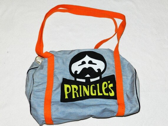 Vintage 1960s Pringles Duffle Bag by FerryTaleTreasures on Etsy