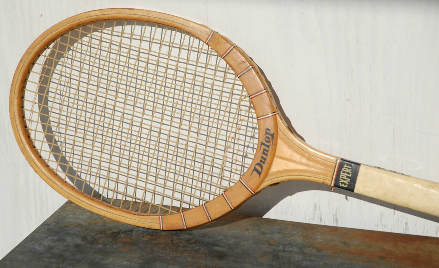 Vintage Dunlop Tennis Racket Expert by 12108VintageLane on Etsy
