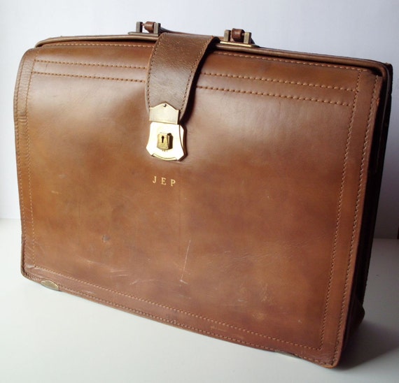 best vintage leather briefcase