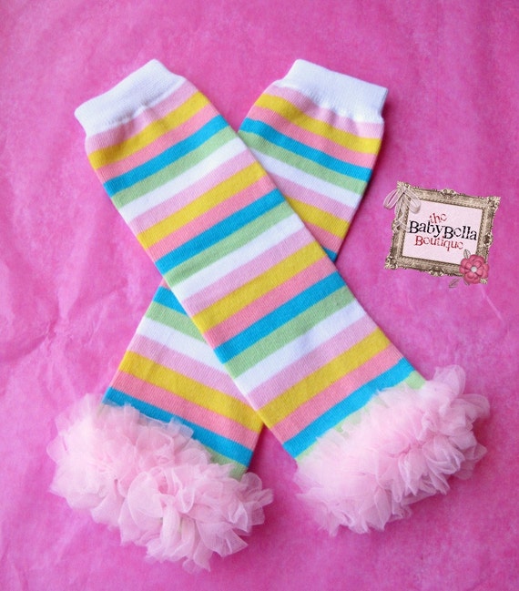 Girls Leg Warmers ruffle baby by TheBabyBellaBoutique on Etsy