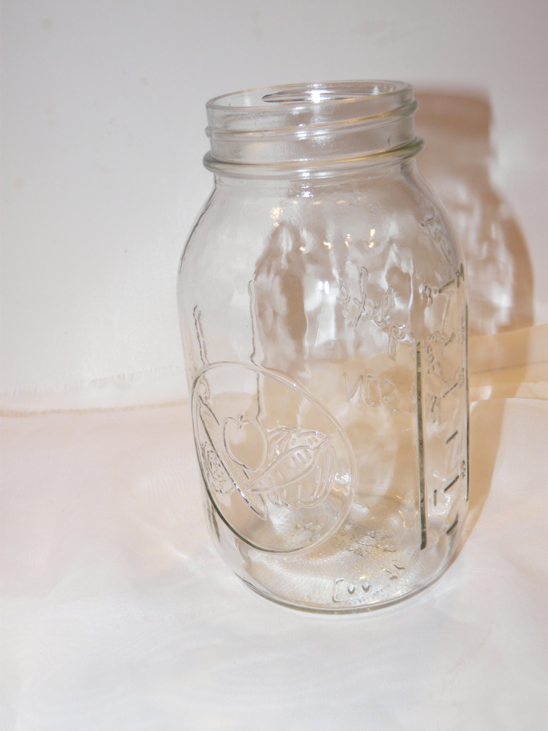 Longlife Mason Quart Canning Jar Vintage by NeverLostGarden