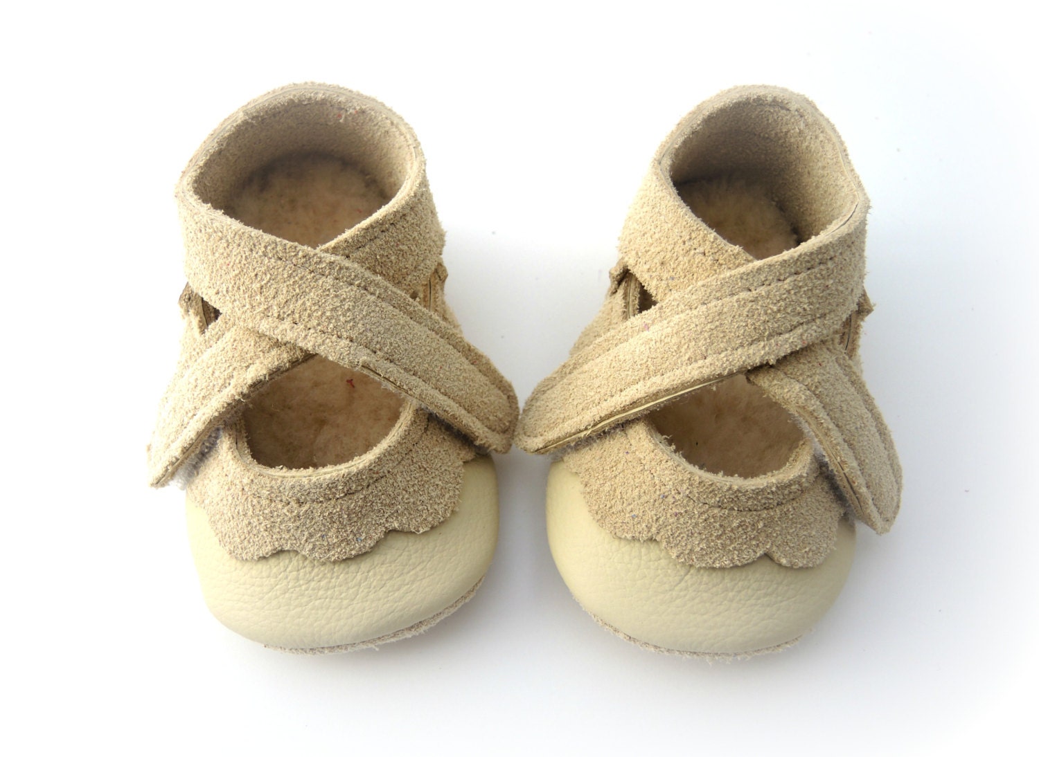 Handmade leather shoes for babies toddlers and children.