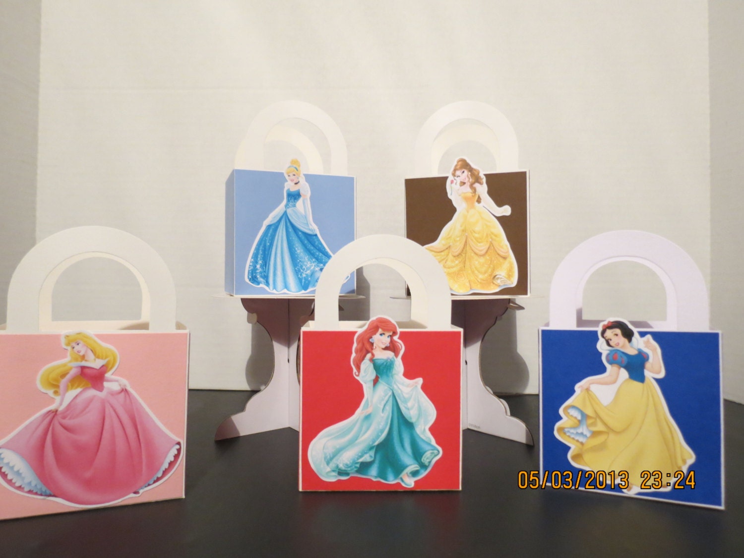 Disney Princess Favor/Treat Boxes Set of 10