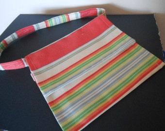 Flap purse, Over the shoulder purse, large tree print