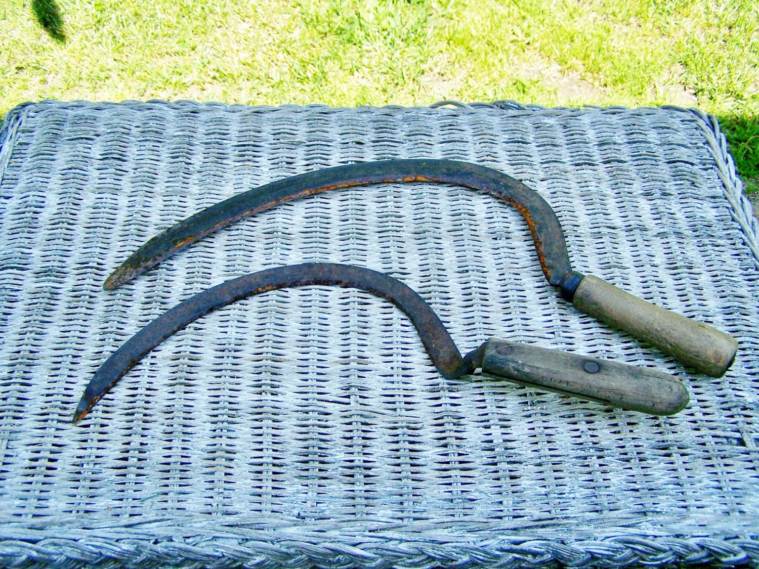Hand Sickle Hay Scythe Vintage Hand Tools Antique Hay