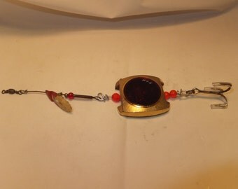 Vintage LED Watch humorous fishing lure novelty bait for tackle box or fishermans gag gift NOT vintage