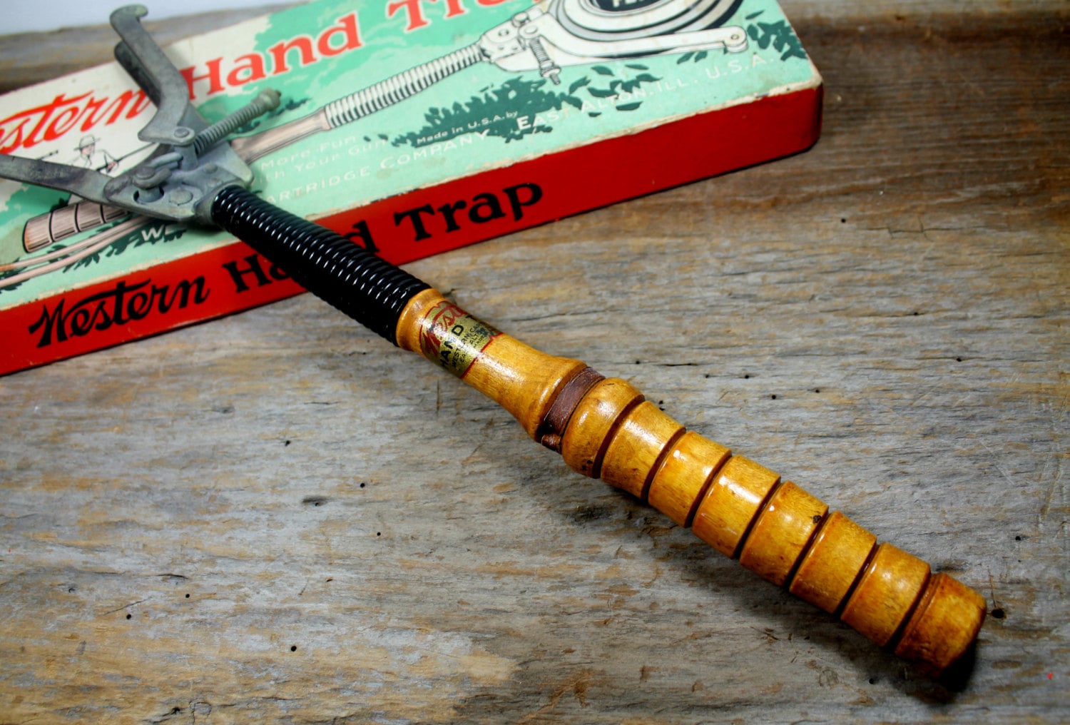 vintage skeet thrower Western Hand Trap clay pigeon/skeet