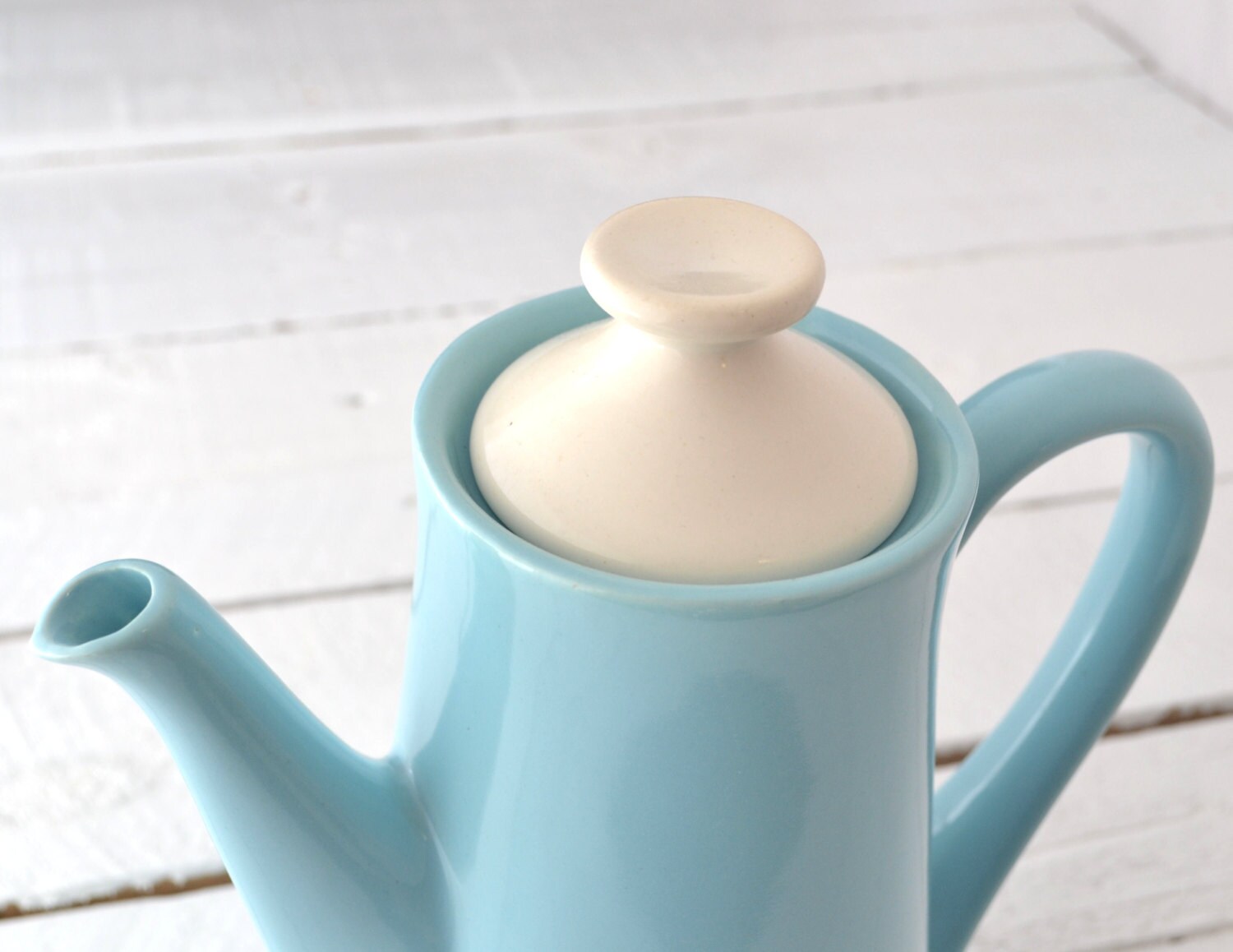 RESERVED Mid Century Coffee Pot Vintage Ceramic Coffee Pot