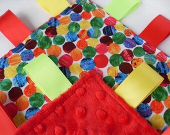 Taggie Lovey Hungry Caterpillar Fabric Minky - Choose your Minky Colour