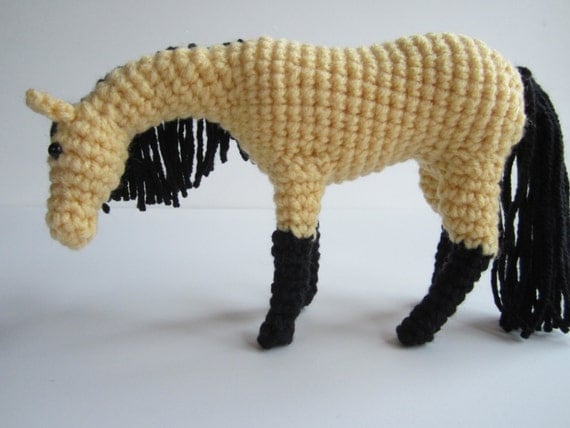 PDF Crochet Horse Pattern WITH Additional Instruction on