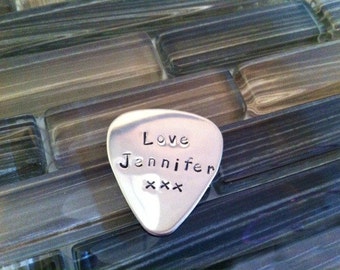 Personalized Stainless Steel Guitar Pick