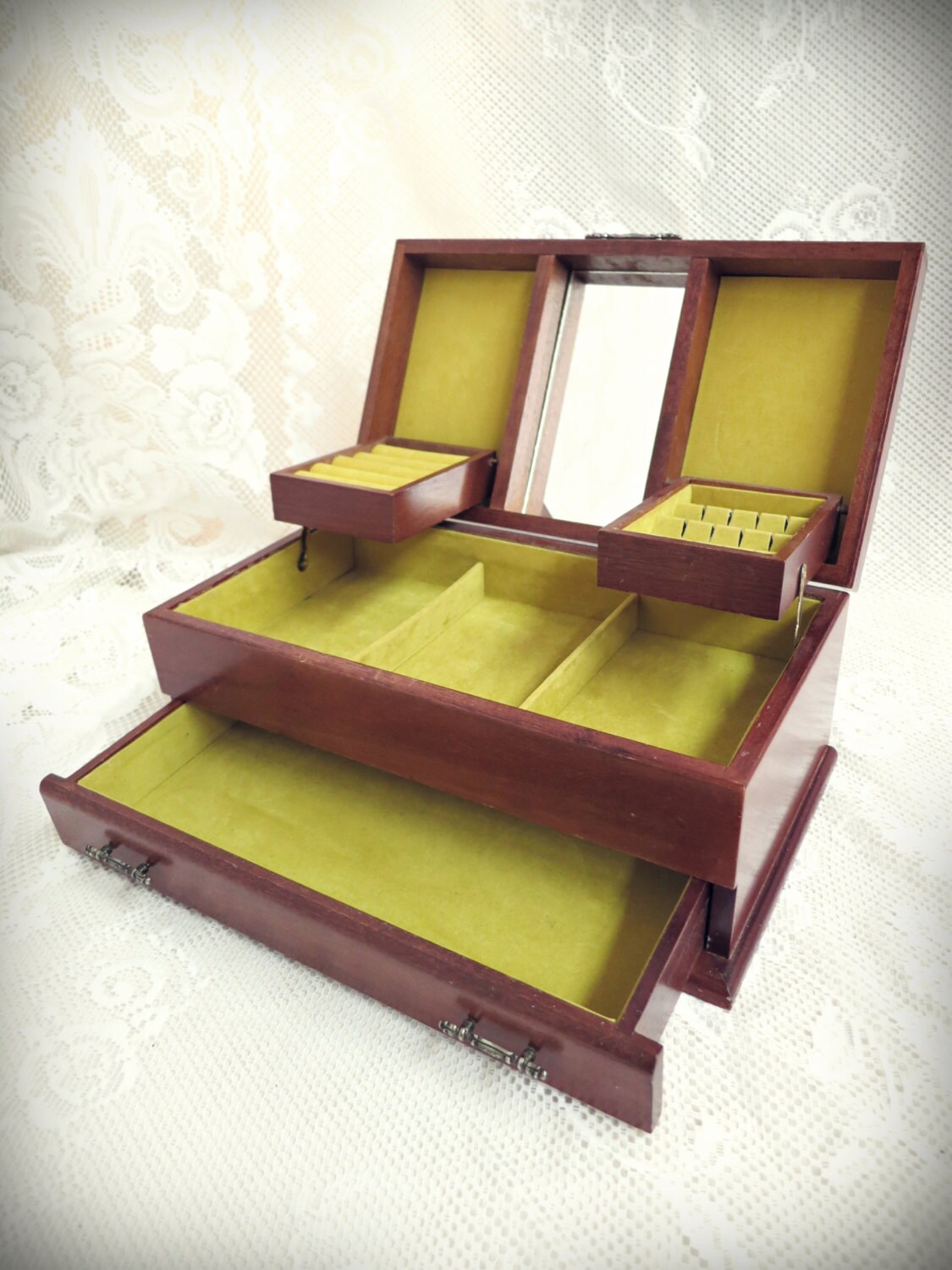 Vintage designer jewelry box Himark jewelry by BloobirdiesVintage