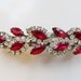 Vintage rhinestone barrette - 1950's, made in France