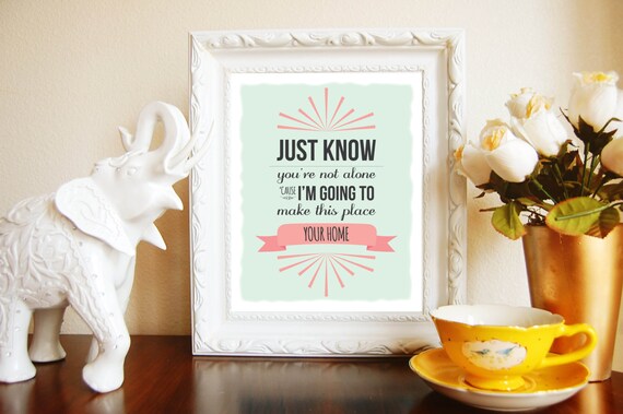 Phillip Phillips Song Lyrics Make This Place a Home Art Print