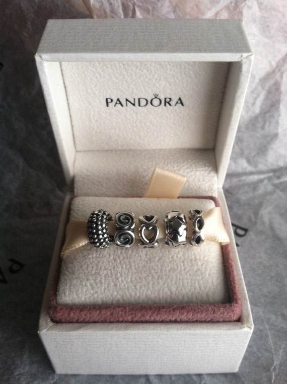 5 Authentic Pandora Bracelet Spacer by LetMeSpoilYou2 on Etsy