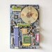 Wall clock made from a recycled Computer circuit board ready to ship c6235