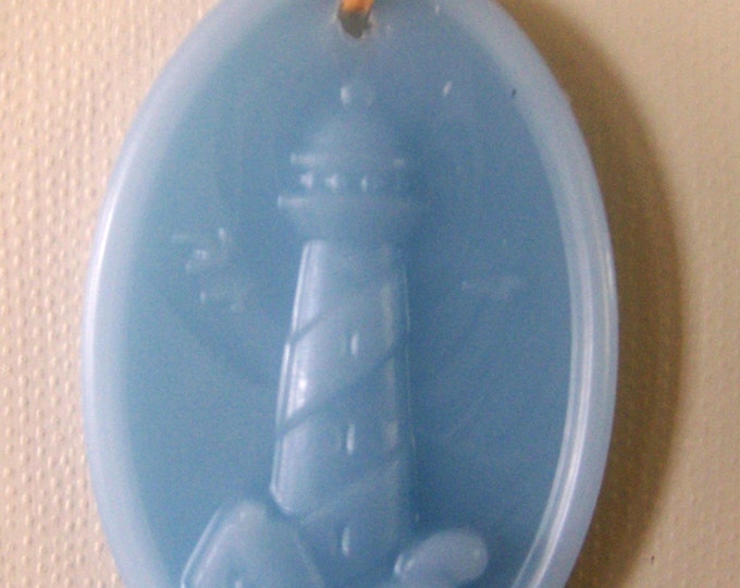 Lighthouse beeswax ornament