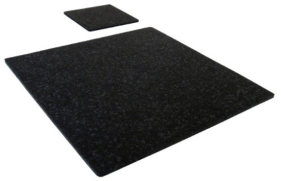 Items similar to Recycled Tyre Rubber Placemat - Plain Square on Etsy