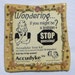 Delhi Pietrala original Might Be A Lesbian cartoon magnet made in Asheville, NC. OOAK. Number 0043