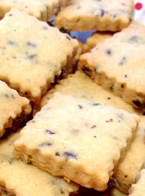 Savory Shortbread Cookies Rosemary Lavender Organic 1