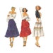 Butterick Sewing Pattern Full Tiered Drindl Skirt Boho Style Below Knee Loose Fit Waist 26 Hip 36 Uncut FF