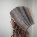 Hand Knit Woodland Tones Beanie - Soft Hat - Womens Warm Winter Hat in Brown and Gray - Winter Accessories - Winter Fashion