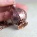 Real Poppy Seed Pod Encased in Copper - Electroform Treasures