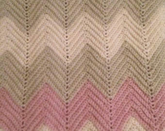 PATTERN Chevron (Zig-Zag) Baby Blanket Pattern