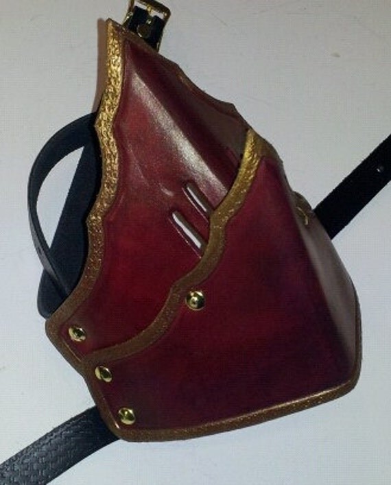 Leather Armor Dark Elf Molded Mask by SharpMountainLeather steampunk buy now online