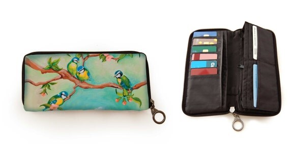 retro wallet,vintage wallet,Birdgirl wallet,gift,gifts for her,gifts for mom,Woody Ellen handbag,christmas gifts,christmas gift ideas