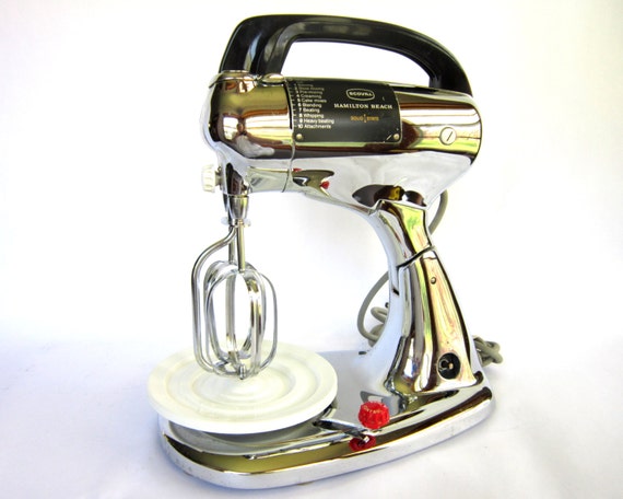 Mid Century Hamilton Beach Chrome Stand Mixer Scovill with