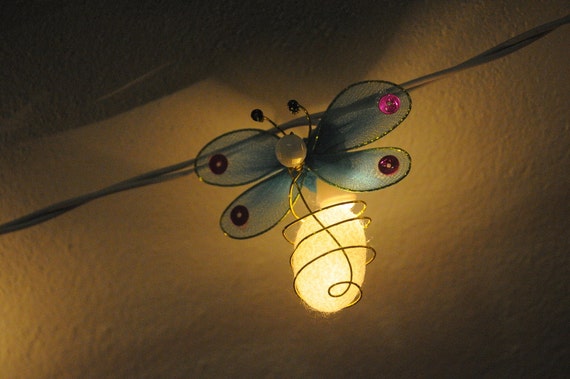 20xfairy Cute rainbow Butterfly handmade string by cottonlight