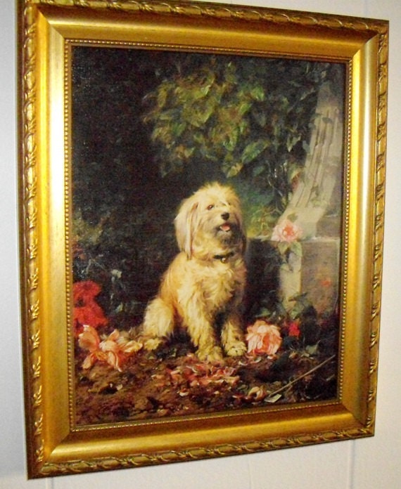 Vintage Dog Art Eugene Lambert Amateur Gardener dog print