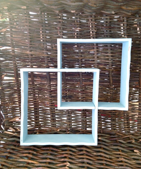 Vintage Wall Shelf Interlocking Wall Shelf Square Shelf