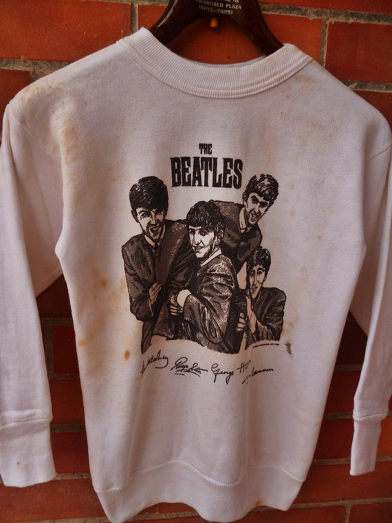 Vintage 1963 60s The Beatles Sweatshirt t by THRIFTEDISABELLE