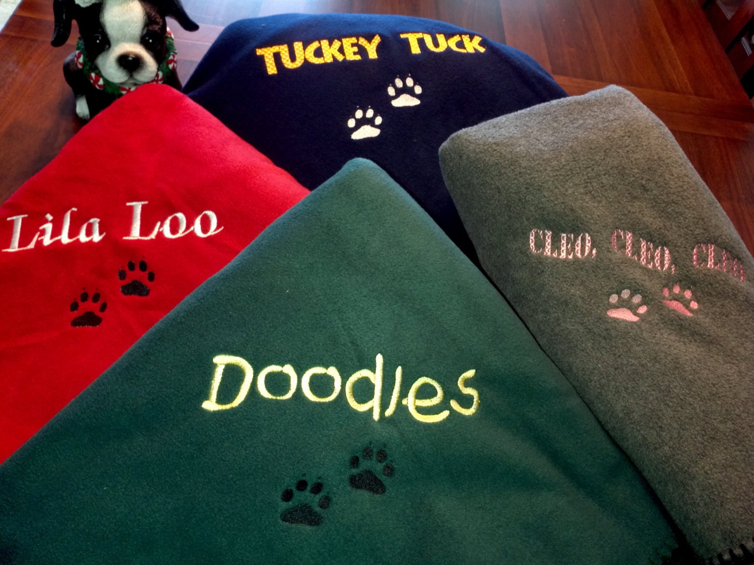 Personalized Dog or Cat Blankets Large size for you and your