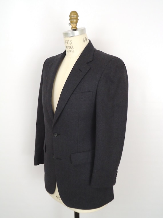 Brooks Brothers Charcoal Blazer / gray wool sport coat