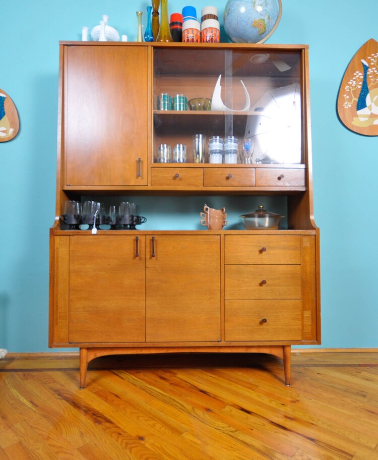 Reserved Mid Century Hutch by Kroehler by NeatoVintage on Etsy