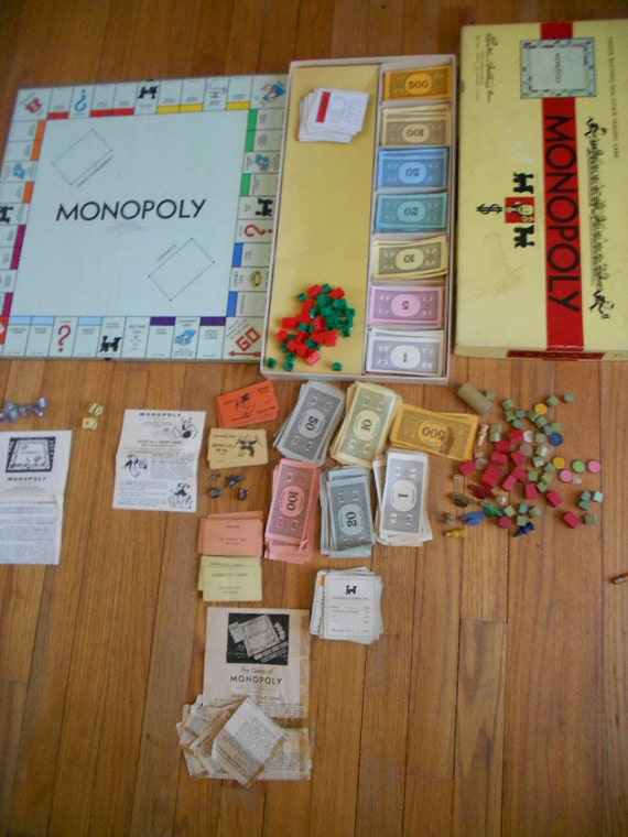 monopoly game pieces for sale