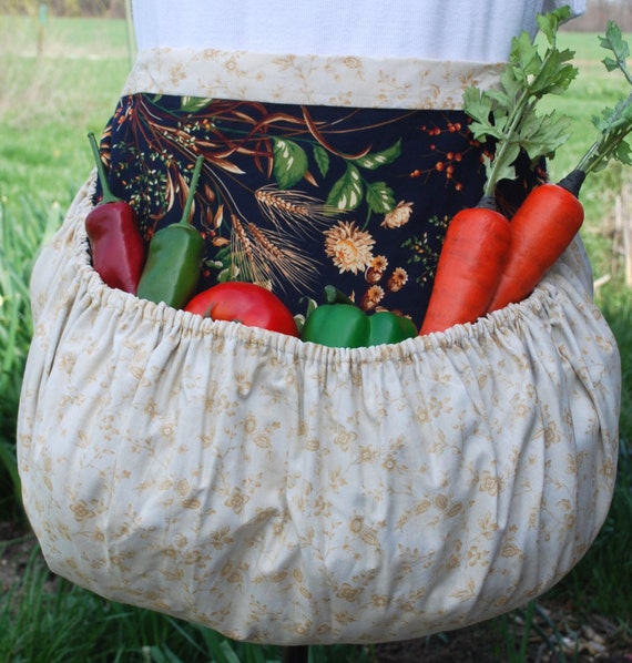 Garden Harvest Apron by TumbleweedJunction on Etsy