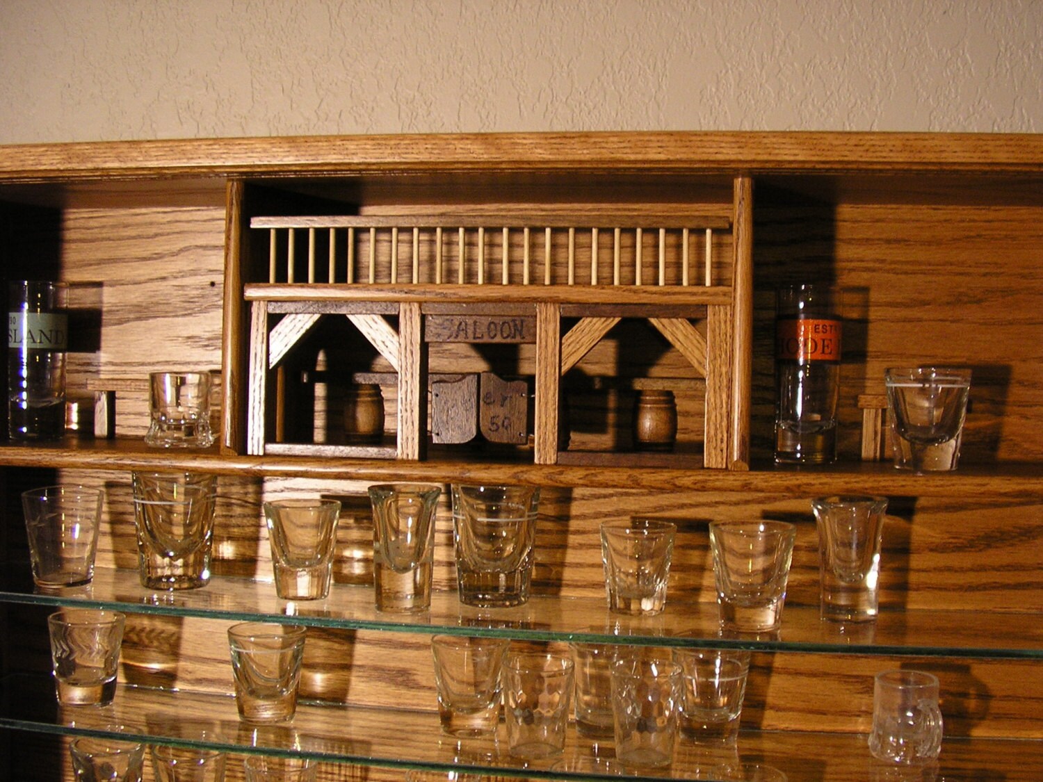 Shot Glass Case with Doors