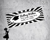 Personalized Graduation Address Label - HAPPY DAY Printable Il_170x135