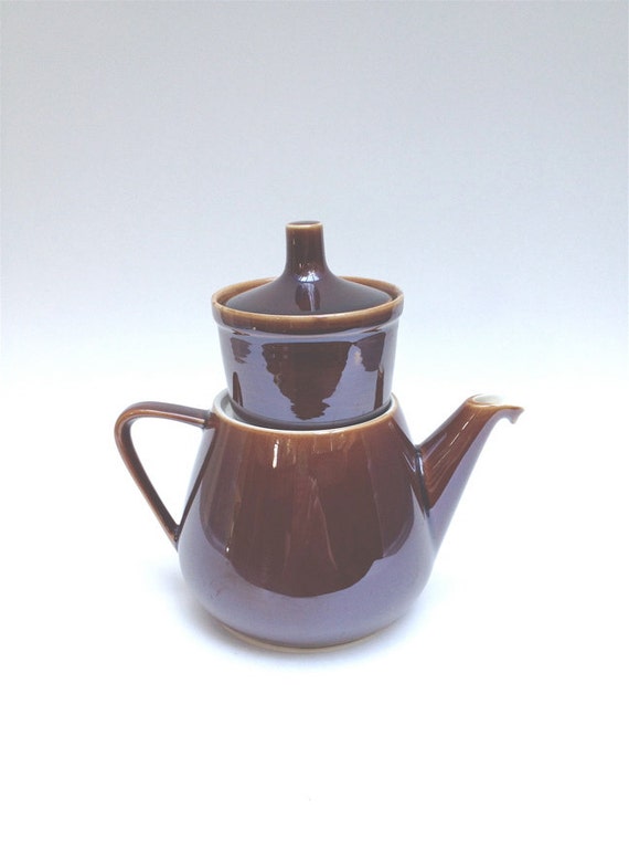 Vintage Villeroy & Boch teapot and strainer Luxembourg