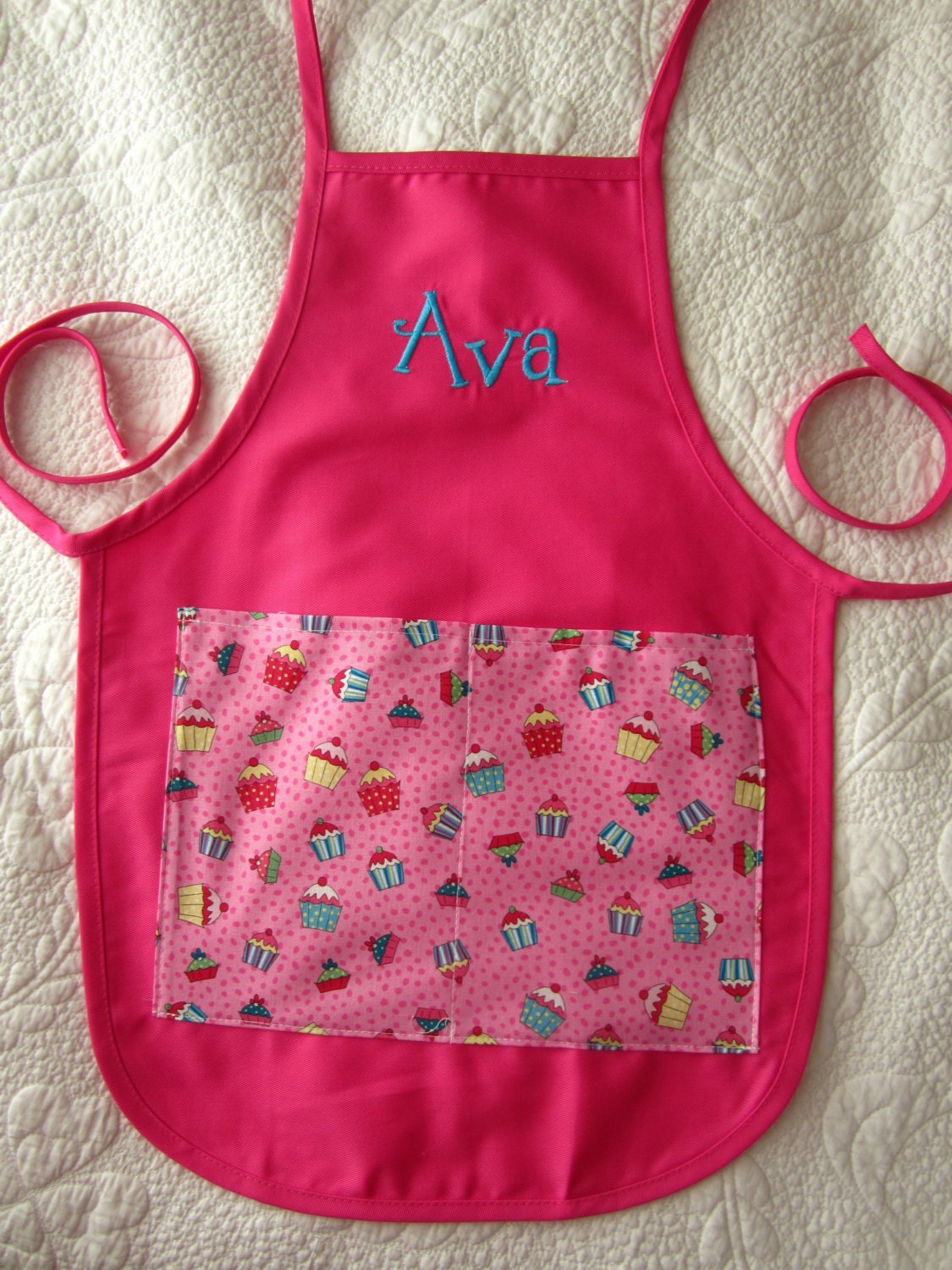 Personalized Kids Apron Custom Monogrammed Childrens