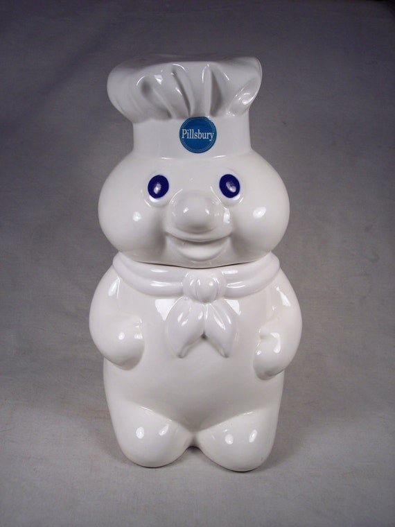 1988 Pillsbury Dough Boy Ceramic Cookie Candy Jar