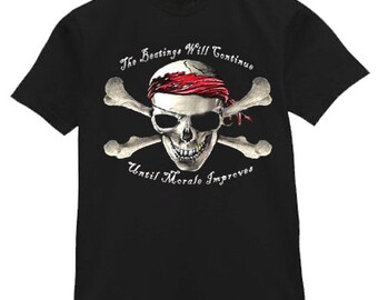 Mens T-shirt / The Beatings will Continue until Morale Improves